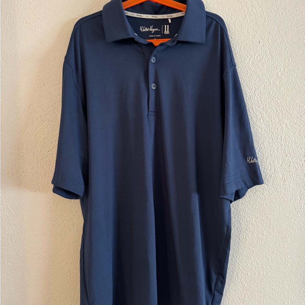 Walter Hagen Men's Deep Blue Polo Shirt